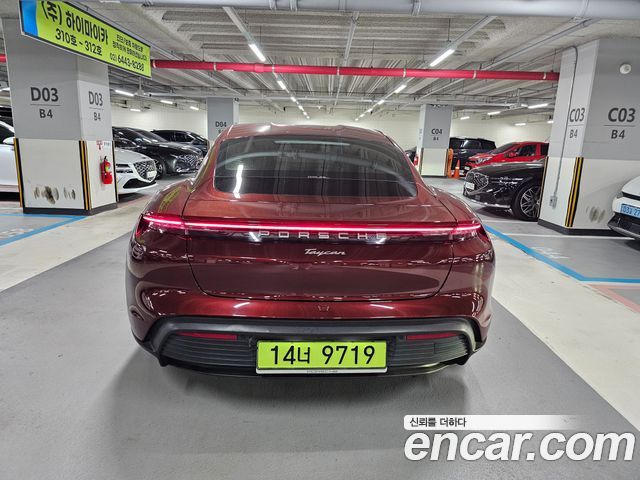Porsche Taycan из Кореи Encar