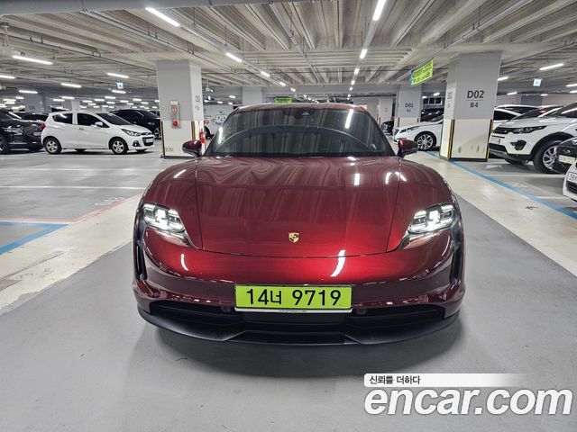 Porsche Taycan из Кореи Encar