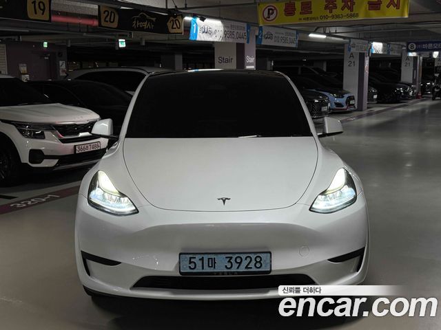 Tesla Model Y из Кореи Encar